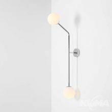 Pure kinkiet pionowy 2xE14 10W chrom